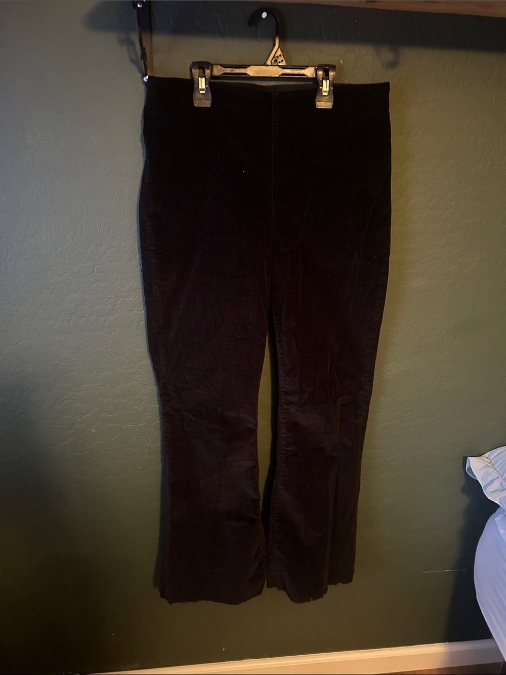 Knox Rose Black Corduroy Bootcut Pants